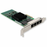 AddOn HP 435508-B21 Comparable 10/100/1000Mbs Quad Open RJ-45 Port 100m PCIe x4 Network Interface Card