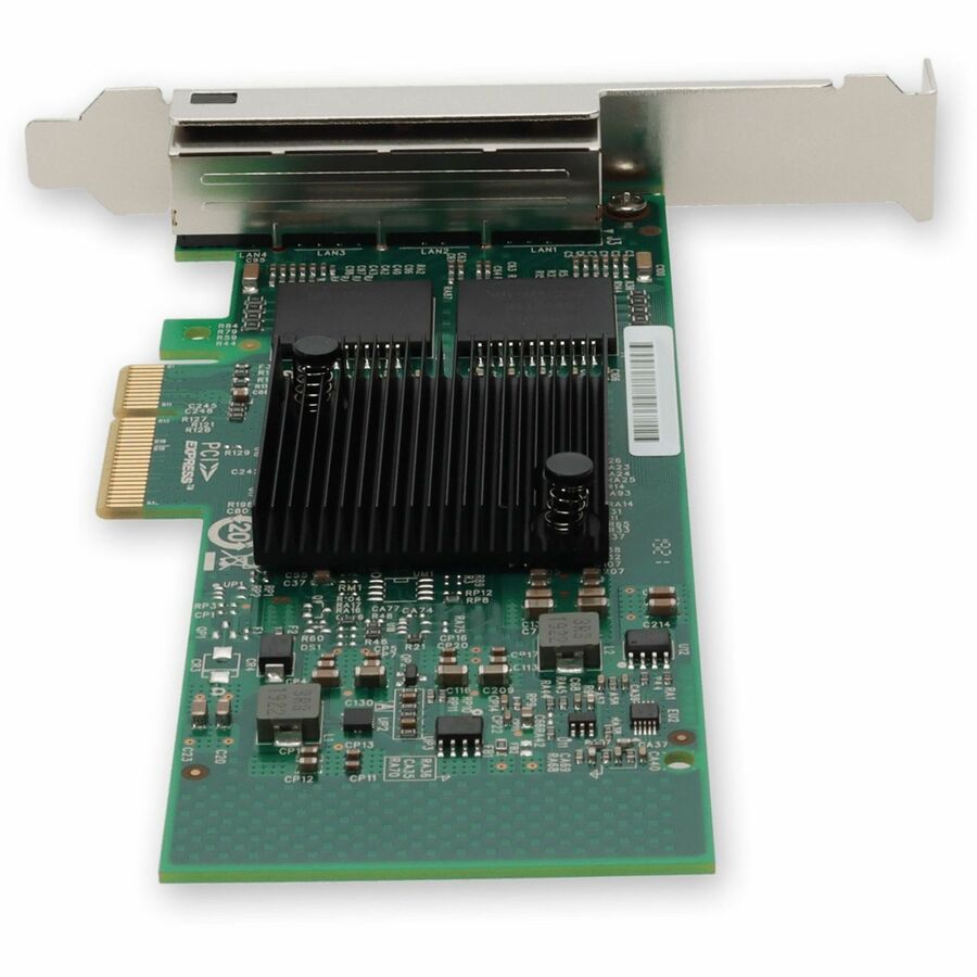 AddOn HP 665240-B21 Comparable 10/100/1000Mbs Quad Open RJ-45 Port 100m PCIe x4 Network Interface Card