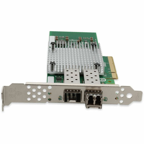 AddOn QLogic QLE8242-SR-CK Comparable 10Gbs Dual SFP+ Port 300m Network Interface Card with 2 10GBase-SR SFP+ Transceivers