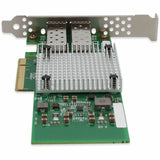 AddOn QLogic QLE8362-SR-CK Comparable 10Gbs Dual SFP+ Port 300m Network Interface Card with 2 10GBase-SR SFP+ Transceivers