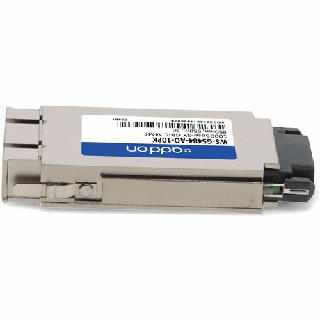 AddOn 10-Pack of Cisco WS-G5484 Compatible TAA Compliant 1000Base-SX GBIC Transceiver (MMF, 850nm, 550m, SC)