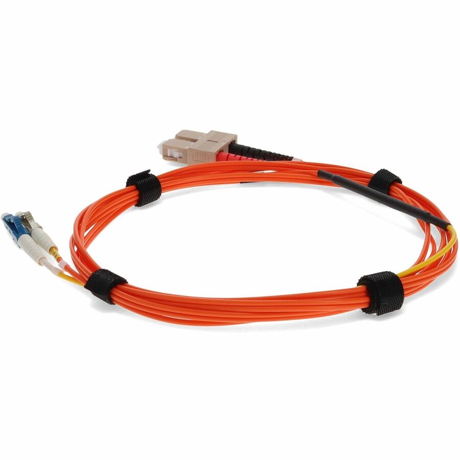 AddOn 5m LC (Male) to SC (Male) Orange OM1 & OS1 Duplex Fiber Mode Conditioning Cable