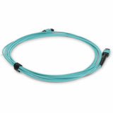 AddOn 5m Arista Networks CAB-M12PM12P-M5 Compatible MPO (Male) to MPO (Male) 12-Strand Aqua OM4 Crossover Fiber OFNR (Riser-Rated) Patch Cable