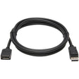 Eaton Tripp Lite Series DisplayPort Extension Cable with Latch, 4K @ 60 Hz, HDCP 2.2 (M/F), 6 ft. (1.83 m)