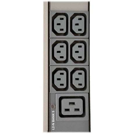 Eaton Tripp Lite Series 3-Phase Local Metered PDU, 23kW, 42 208-240V outlets (36 C13, 6 C19), IEC309 32A Red (3P+N+E) 360-415V Input, 0u vertical, TAA