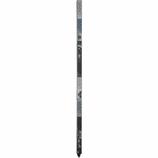 Eaton Tripp Lite Series 3-Phase Local Metered PDU, 23kW, 42 208-240V outlets (36 C13, 6 C19), IEC309 32A Red (3P+N+E) 360-415V Input, 0u vertical, TAA