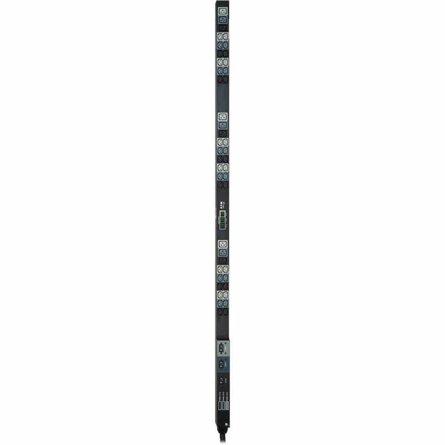 Eaton Tripp Lite Series 3-Phase Local Metered PDU, 8.6 kW, 45 208V outlets (36 C13, 9 C19), 6 ft. (1.83 m) NEMA L21-30P Input connection, TAA Compliant