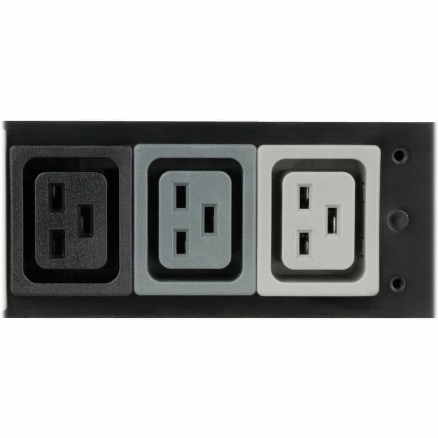 Eaton Tripp Lite Series 3-Phase Local Metered PDU, 8.6 kW, 45 208V outlets (36 C13, 9 C19), 6 ft. (1.83 m) NEMA L21-30P Input connection, TAA Compliant