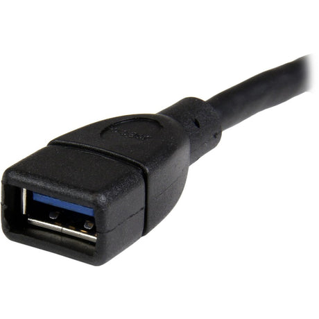 StarTech.com 6in Black USB 3.0 (5Gbps) Extension Adapter Cable A to A - M/F