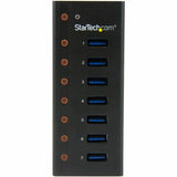 StarTech.com 7 Port USB 3.0 Hub - 5Gbps - Desktop or Wall-mountable Metal Enclosure