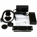 StarTech.com 7 Port USB 3.0 Hub - 5Gbps - Desktop or Wall-mountable Metal Enclosure
