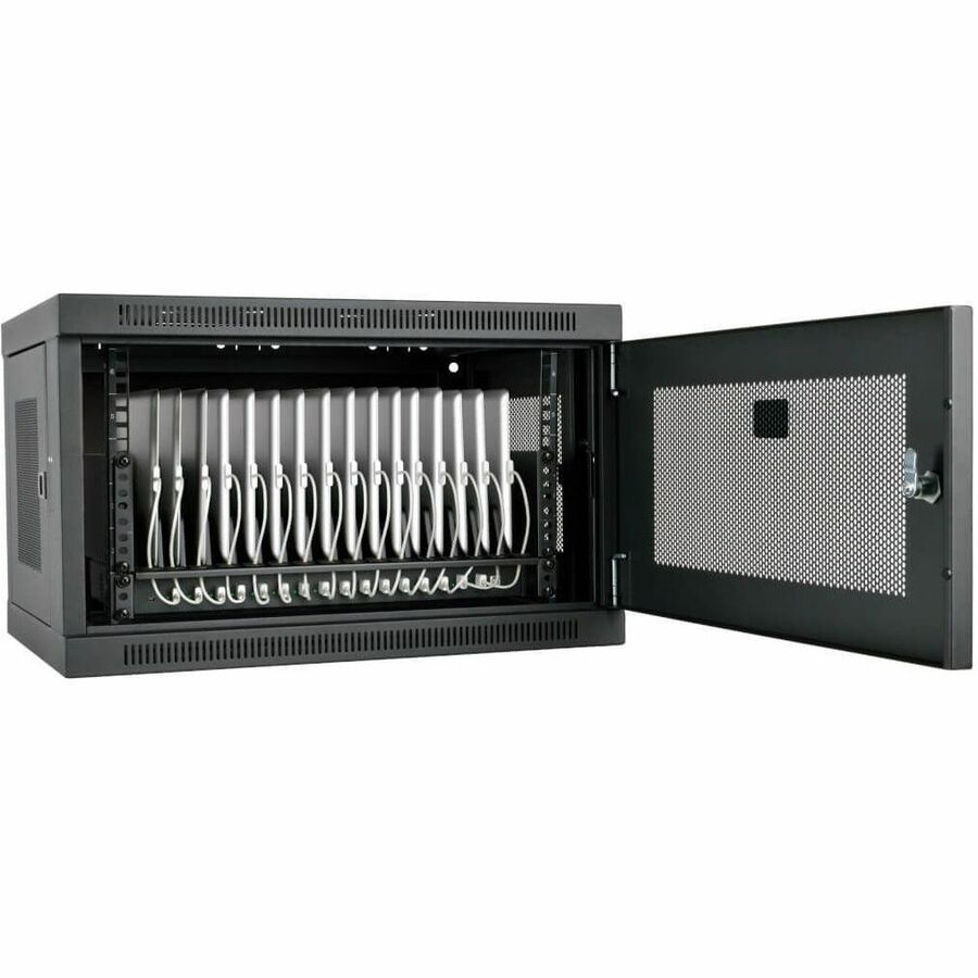 Eaton Tripp Lite Series Multi-Device Charging Station, 16 USB Ports, iPad and Android Tablets, Wall-Mount Option Black