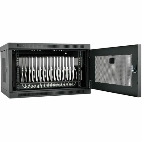 Eaton Tripp Lite Series Multi-Device Charging Station, 16 USB Ports, iPad and Android Tablets, Wall-Mount Option Black