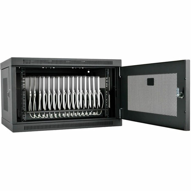 Eaton Tripp Lite Series Multi-Device Charging Station, 16 USB Ports, iPad and Android Tablets, Wall-Mount Option Black