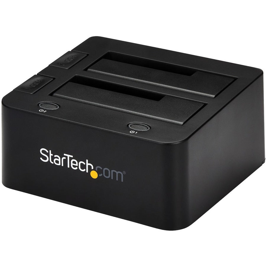 StarTech.com Dual-Bay USB 3.0 to SATA and IDE Hard Drive Docking Station, 2.5/3.5" SATA III and IDE (40 pin), SSD/HDD Dock, Top-Loading