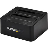 StarTech.com Dual-Bay USB 3.0 to SATA and IDE Hard Drive Docking Station, 2.5/3.5" SATA III and IDE (40 pin), SSD/HDD Dock, Top-Loading