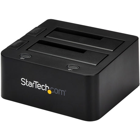 StarTech.com Dual-Bay USB 3.0 to SATA and IDE Hard Drive Docking Station, 2.5/3.5" SATA III and IDE (40 pin), SSD/HDD Dock, Top-Loading