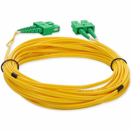 AddOn 6m ASC (Male) to ASC (Male) Yellow OS2 Duplex Fiber OFNR (Riser-Rated) Patch Cable