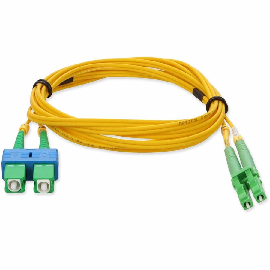 AddOn 3m ALC (Male) to ASC (Male) Yellow OS2 Duplex Fiber OFNR (Riser-Rated) Patch Cable