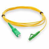 AddOn 3m ALC (Male) to ASC (Male) Yellow OS2 Simplex Fiber OFNR (Riser-Rated) Patch Cable