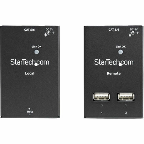 StarTech.com 4 Port USB 2.0-Over-Cat5-or-Cat6 Extender - up to 130ft (40m)
