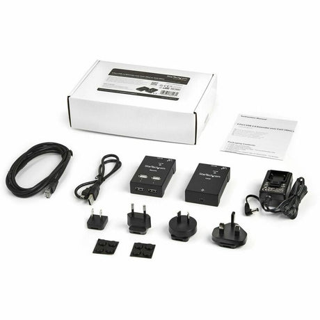 StarTech.com 4 Port USB 2.0-Over-Cat5-or-Cat6 Extender - up to 130ft (40m)