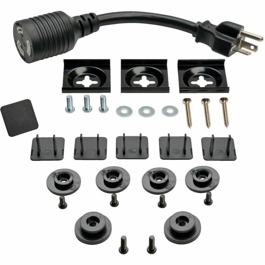 Eaton Tripp Lite Series 2kW Single-Phase Local Metered PDU, 100-127V Outlets (14 5-15/20R), L5-20P/5-20P adapter, 0U Vertical, 36 in. Height