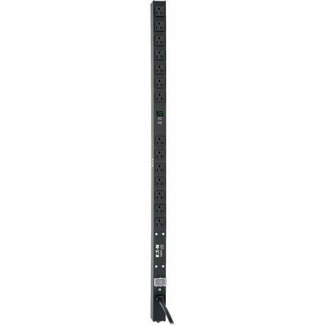 Eaton Tripp Lite Series 2kW Single-Phase Local Metered PDU, 100-127V Outlets (14 5-15/20R), L5-20P/5-20P adapter, 0U Vertical, 36 in. Height