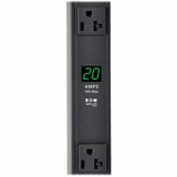 Eaton Tripp Lite Series 2kW Single-Phase Local Metered PDU, 100-127V Outlets (14 5-15/20R), L5-20P/5-20P adapter, 0U Vertical, 36 in. Height