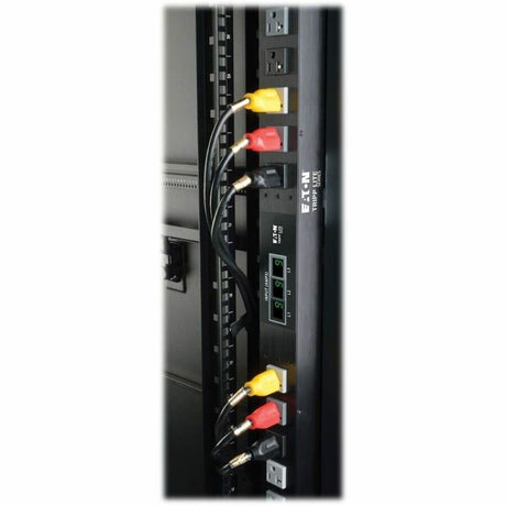 Eaton Tripp Lite Series 1.5kW Single-Phase Local Metered PDU, 100-127V Outlets (14 5-15R), 5-15P, 15 ft. (4.57 m) Cord, 0U Vertical, 36 in.