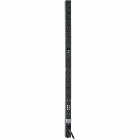 Eaton Tripp Lite Series 1.5kW Single-Phase Local Metered PDU, 100-127V Outlets (14 5-15R), 5-15P, 15 ft. (4.57 m) Cord, 0U Vertical, 36 in.