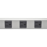 Eaton Tripp Lite Series 8-Outlet Power Strip with Surge Protection, 6 ft. (1.83 m) Cord, 1050 Joules, 2 ft. (0.61 m) length