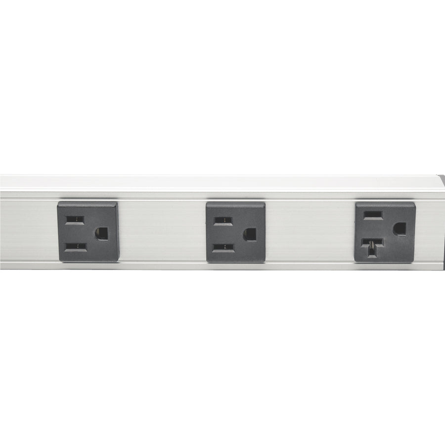 Eaton Tripp Lite Series 12-Outlet Power Strip with Surge Protection, (10-15A & 2-20A), 15 ft. (4.57 m) Cord, 1650 Joules, 36 in. length