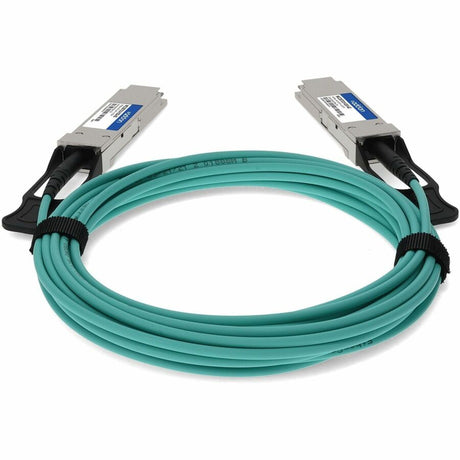 AddOn Mellanox MC220731V-010 Compatible TAA Compliant 56GBase-AOC QSFP+ to QSFP+ Direct Attach Cable (850nm, MMF, 10m)