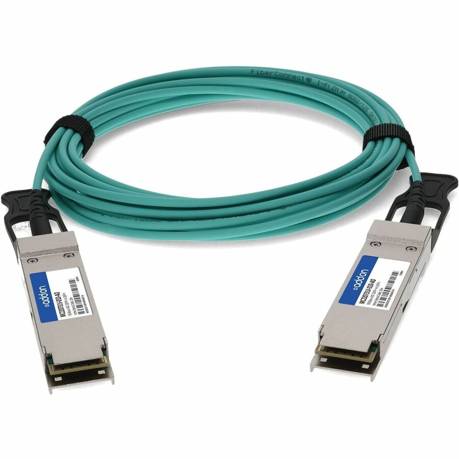 AddOn Mellanox MC220731V-010 Compatible TAA Compliant 56GBase-AOC QSFP+ to QSFP+ Direct Attach Cable (850nm, MMF, 10m)