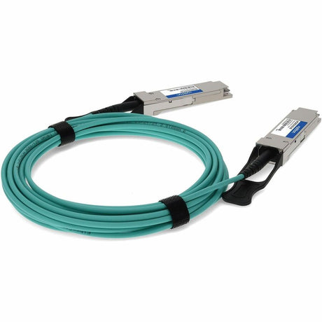 AddOn Mellanox MC220731V-015 Compatible TAA Compliant 56GBase-AOC QSFP+ to QSFP+ Direct Attach Cable (850nm, MMF, 15m)