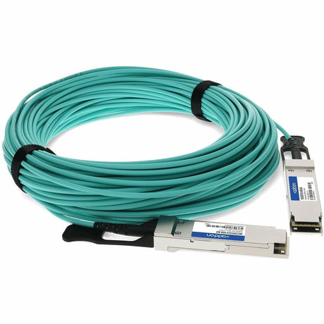 AddOn Mellanox MC220731V-020 Compatible TAA Compliant 56GBase-AOC QSFP+ to QSFP+ Direct Attach Cable (850nm, MMF, 20m)