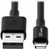 Eaton Tripp Lite Series USB-A to Lightning Sync/Charge Cable, MFi Certified - Black, M/M, 10 in. (0.25 m)