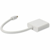 5PK Apple Computer MB572Z/B Compatible Mini-DisplayPort 1.1 Male to VGA Female White Adapters For Resolution Up to 1920x1200 (WUXGA)