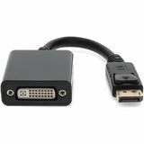 5PK HP FH973AT Compatible DisplayPort 1.2 Male to DVI-I (29 pin) Female Black Adapters Which Requires DP++ For Resolution Up to 2560x1600 (WQXGA)