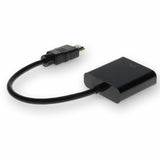 5PK Lenovo 0B47069 Compatible HDMI 1.3 Male to VGA Female Black Active Adapters For Resolution Up to 1920x1200 (WUXGA)