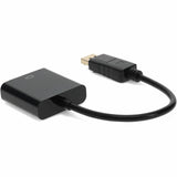 5PK HP AS615AA Compatible DisplayPort 1.2 Male to VGA Female Black Adapters For Resolution Up to 1920x1200 (WUXGA)