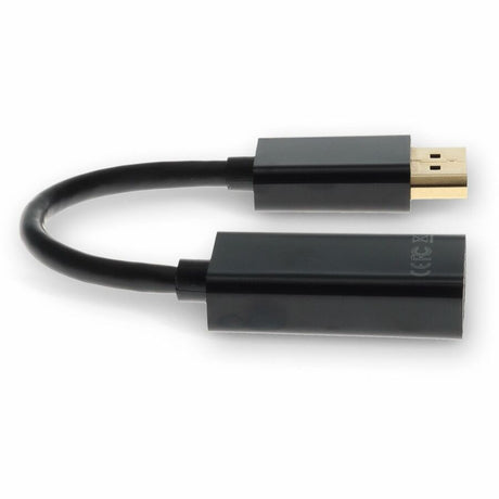 5PK HP BP937AA Compatible DisplayPort 1.2 Male to HDMI 1.3 Female Black Adapters Which Requires DP++ For Resolution Up to 2560x1600 (WQXGA)