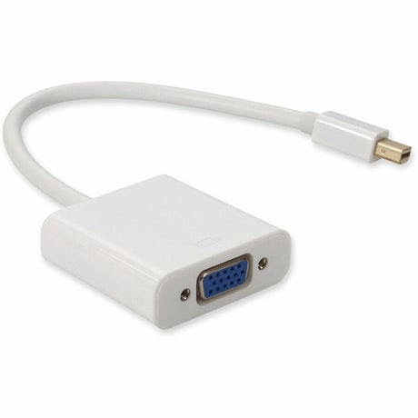 Apple Computer MB572Z/B Comp Mini-DisplayPort 1.1 Male to VGA Female White Adapter Supports Ethernet Channel For Resolution Up to 1920x1200 (WUXGA)