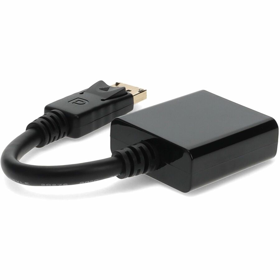 HP FH973AT Compatible DisplayPort 1.2 Male to DVI-I (29 pin) Female Black Adapter Which Requires DP++ For Resolution Up to 2560x1600 (WQXGA)