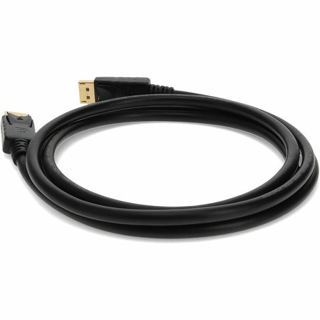 6ft HP VN567AA Compatible DisplayPort 1.2 Male to DisplayPort 1.2 Male Black Cable For Resolution Up to 2560x1600 (WQXGA)