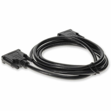 6ft HP DC198A Compatible DVI-D Single Link (18+1 pin) Male to DVI-D Single Link (18+1 pin) Male Black Cable For Resolution Up to 1920x1200 (WUXGA)