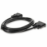 6ft HP DC198A Compatible DVI-D Single Link (18+1 pin) Male to DVI-D Single Link (18+1 pin) Male Black Cable For Resolution Up to 1920x1200 (WUXGA)