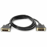 6ft HP DC198A Compatible DVI-D Single Link (18+1 pin) Male to DVI-D Single Link (18+1 pin) Male Black Cable For Resolution Up to 1920x1200 (WUXGA)