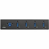Eaton Tripp Lite Series 4-Port Industrial-Grade USB 3.x (5Gbps) Hub - 20 kV ESD Immunity, Metal Housing, Mountable